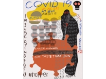 Covid 19, posters, Bryan Harford, graphic art