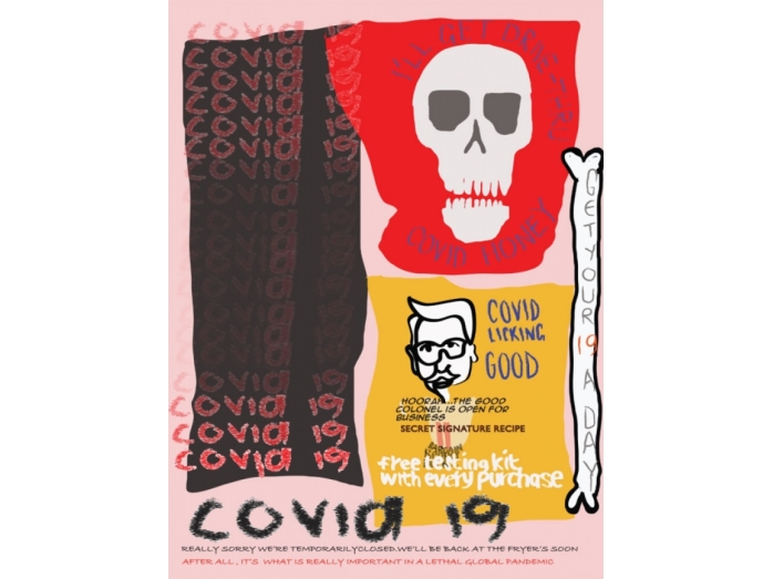 covid 19, posters, Bryan Harford, graphic art
