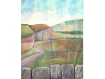 saltersgate, yorkshire, north york moors, landscape, oil painting, bryan harford, oil pasels