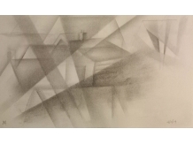 pencil on paper, searchlights, bryan harford