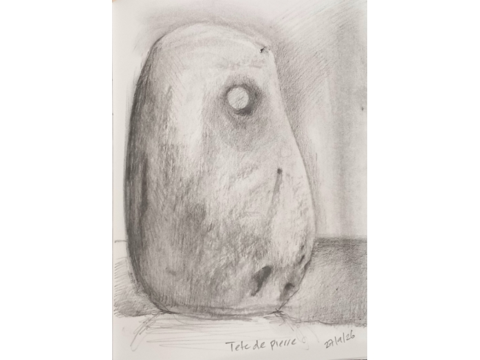 sculptural, charcoal drawing, bryan harford, 